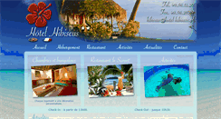 Desktop Screenshot of hotel-hibiscus.pf